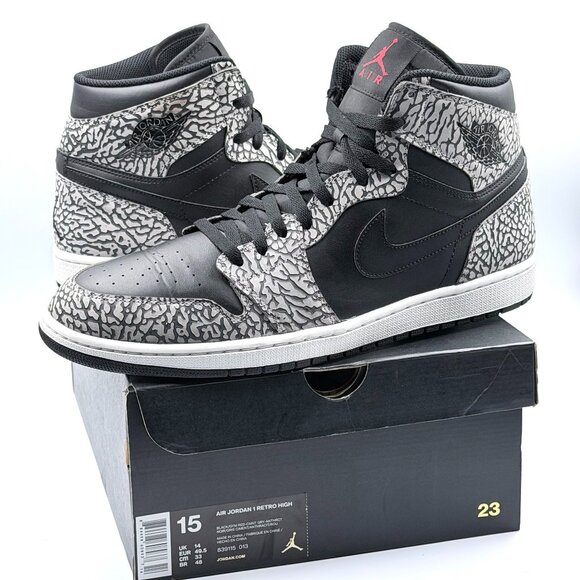 Air Jordan 1 Retro High 'Black Elephant' 2016 - Picture 14 of 14